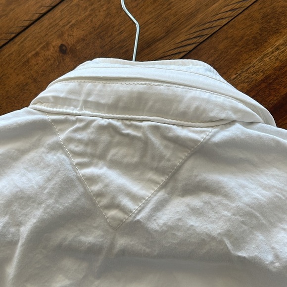 Tommy Hilfiger men’s white field cargo military jacket hooded size XL - Picture 10 of 16